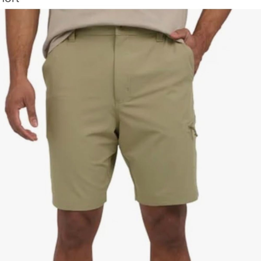 Weatherproof Vintage Men's UPF 50 Stretch Performance Tech Short Tan